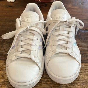 Adidas Court Holographic Cloudform Comfort Sneakers Tennis Shoes